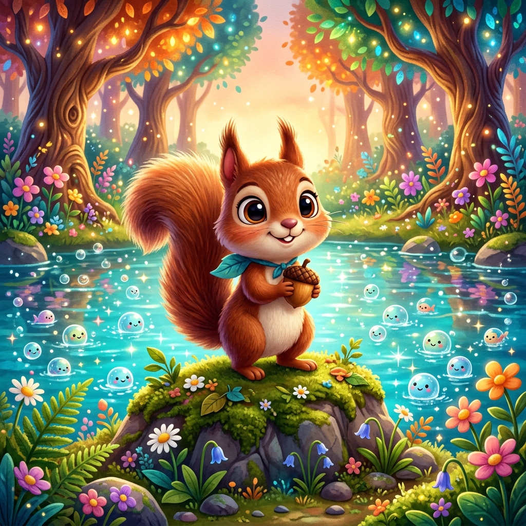 The Brave Little Squirrel’s Quest