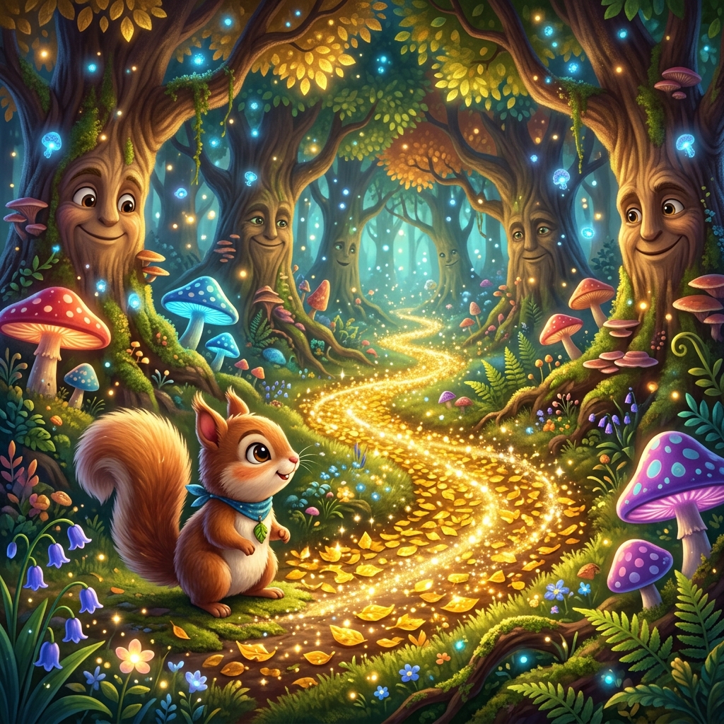 The Brave Little Squirrel’s Quest