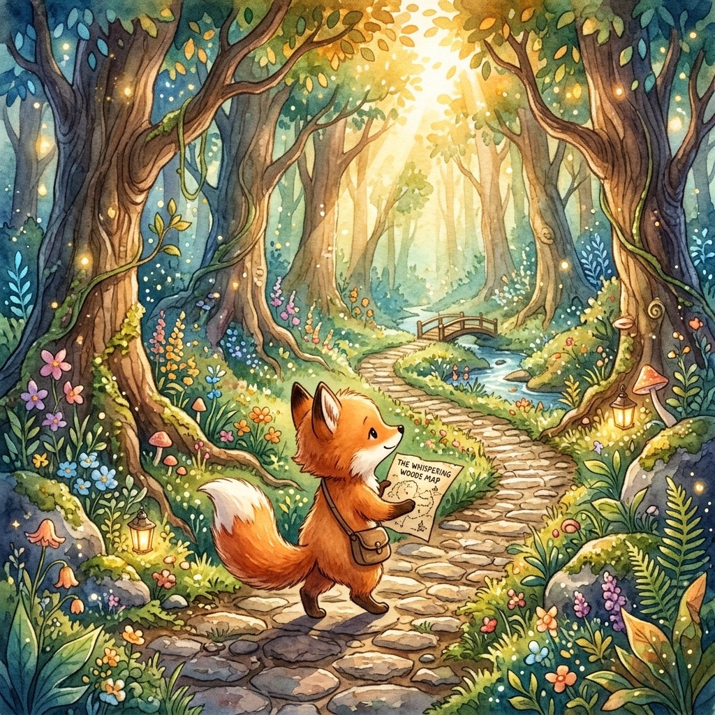 Der geduldige Weg im Zauberwald