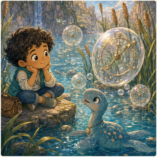 Leo practices patience while bubbles reform around reeds