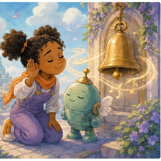 Nia waits and restores one soft chime