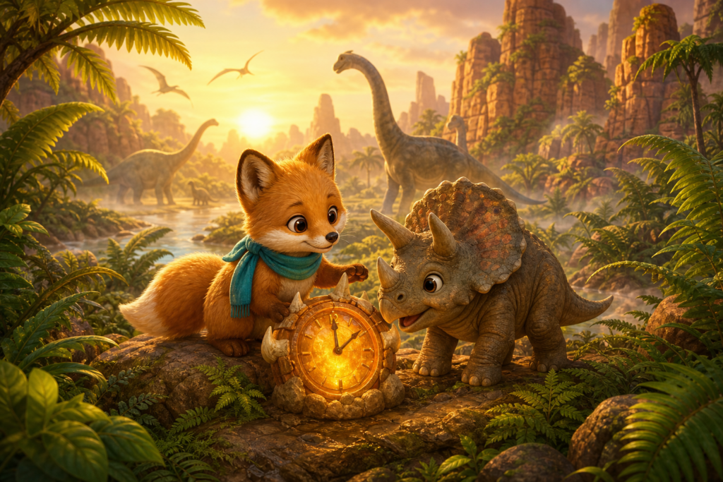 Die Mutuhr von Dinosaur Valley