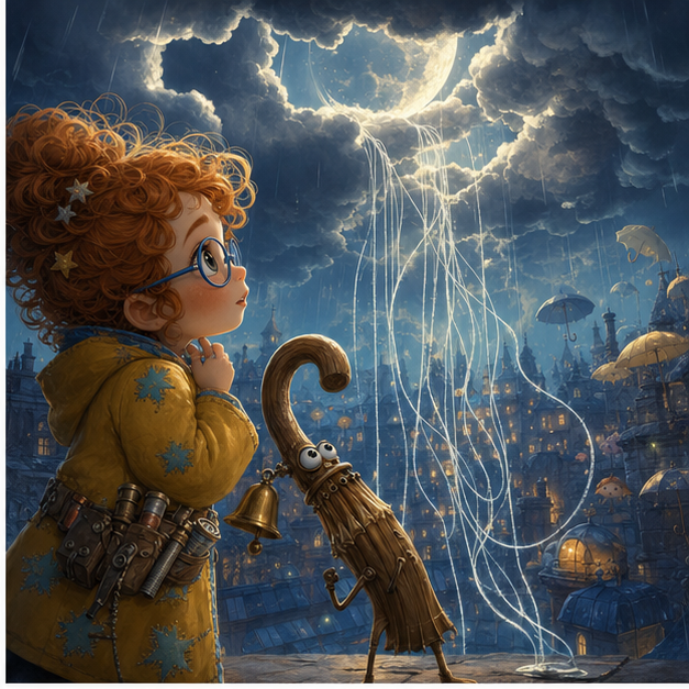 Solomiya finds moonlight leaking like silver yarn through a torn cloud