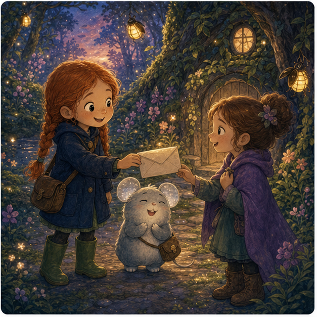 The apology letter is delivered and two friends forgive each other
