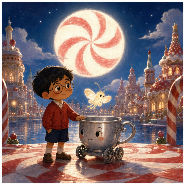 Die Tin Teacup Moon Parade